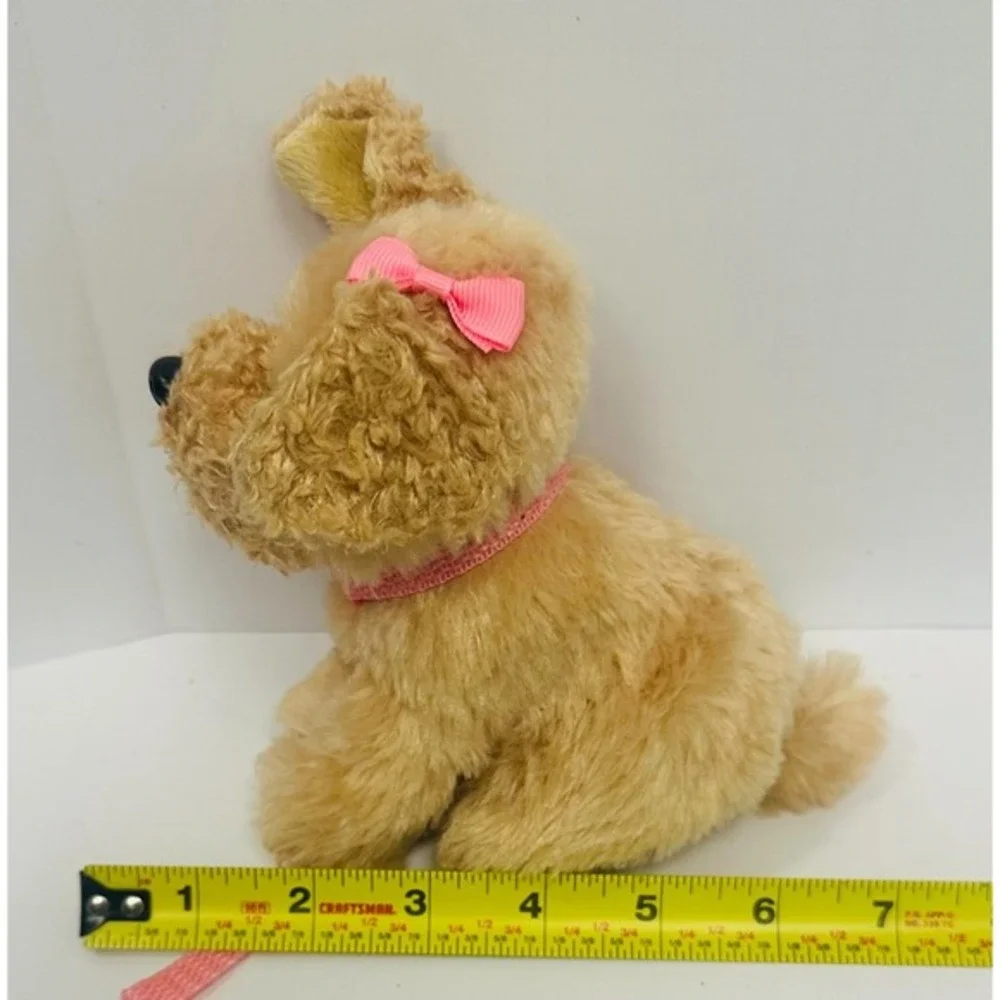 Our Generation Charm Labradoodle Dog w Pink Bow & Leash‎ 6